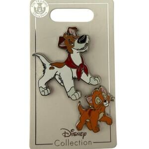 Disney 2021 Oliver & Company Oliver & Dodger 2 Pin Set dogs classic characters